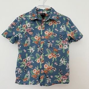 Art Class Flamingo Floral Hawaiian Shirt